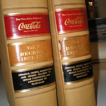 I'm not the only one enjoying my Coca-Cola paper collection!
