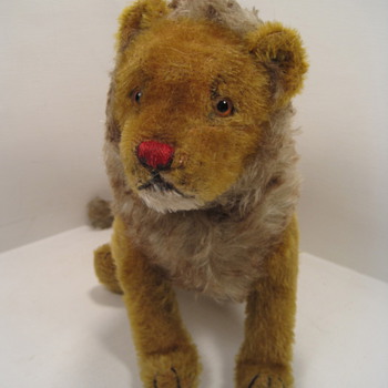 Steiff's Very Early 5-Way Jointed Lion - Dolls