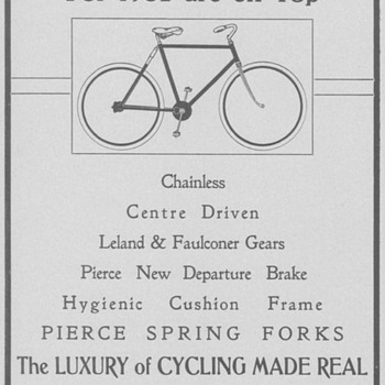 1902 Pierce Bicycles Advertisement
