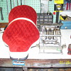Vintage motorcycle seat