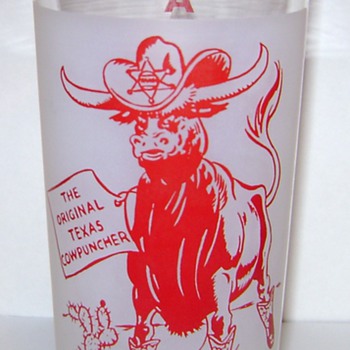Souvenir Highball Texas Glass - Glassware