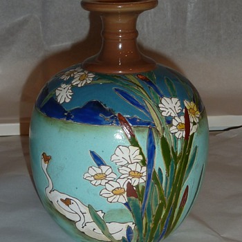 Mystery Swan vase. - Art Pottery