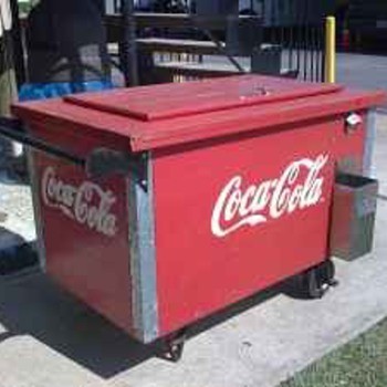 Wooden Coca Cola Cooler
