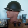 WWII B.F. McDonald Co.  steel helmet 