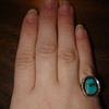 Small turquoise ring