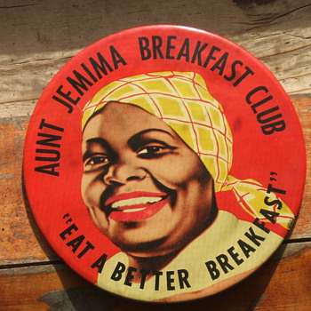 Aunt Jemima Pinback - Advertising