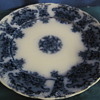 Flow Blue (?) Plates and Cups