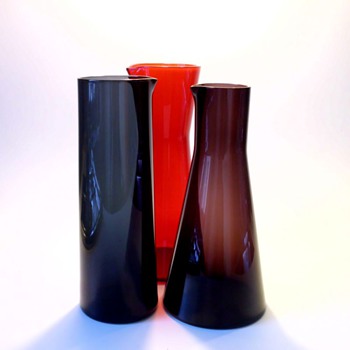 Klaus Breit Jugs for Wiesenthalhütte 3001, 3002, and 3003 - Art Glass