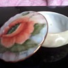 Hand Painted Trinket Dish By: A. Filey?