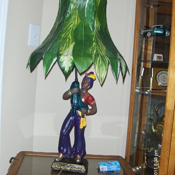 signed novility  lamp jh picar it look like - Lamps