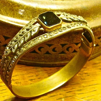 Allco brass cuff bracelet - Costume Jewelry