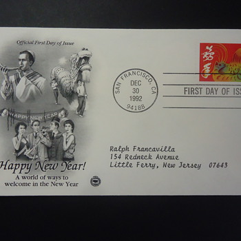 HAPPY NEW YEAR! FIRST DAY COVER - Stamps