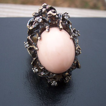 Wierd odd stunning silver ring - Fine Jewelry