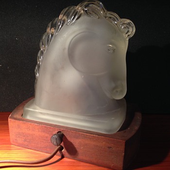 Art Deco Horse Head Lamp - Art Deco