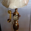 Brass Telephone Floor Lamp