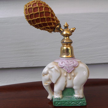 Antique German Elephant Perfume Atomizer - Bottles