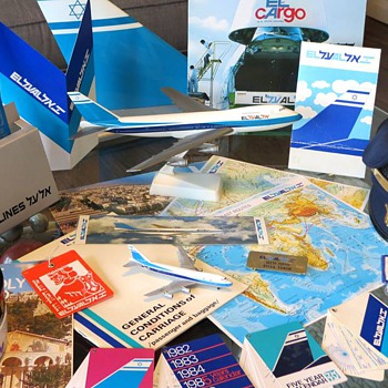 EL AL 1970's bundle - Advertising