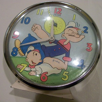 Smith's Popeye Animated Alarm Clock - Clocks