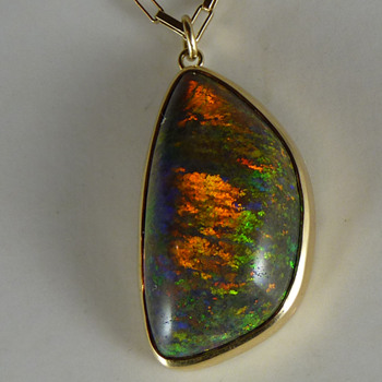 A Large Andamooka Sugar Treated Matrix Opal - Fine Jewelry