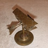 WW1 Trench Art Biplane on shell base c. 1918
