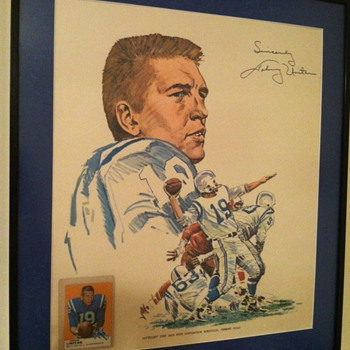 Johnny Unitas - Golden Arm print - Football