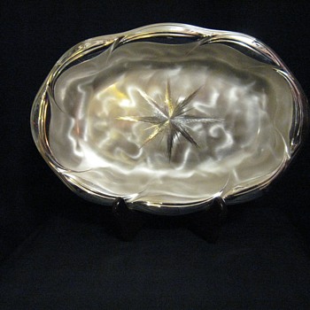 VINTAGE  WMF   GERMANY   -IKORA - E.P. BRASS  TRAY