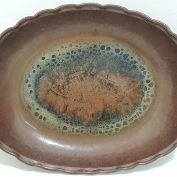 Redware Fish Platter