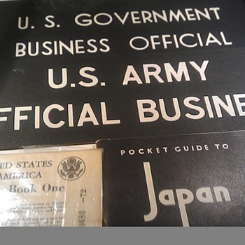 WWII US Army signs - Military and Wartime