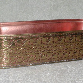 Brass & Copper Oblong Planter