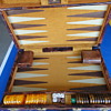 Antique backgammon board