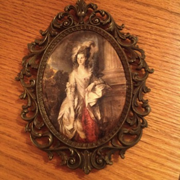 Silk portrait - Art Nouveau