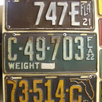 Some of my favorite license plates. - Signs