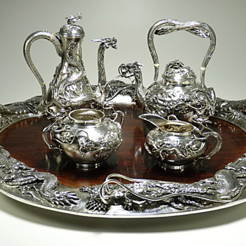 Major Meiji Teaset Restored to its Original Beauty - Silver