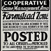 NY State Farmstead Zone Tin Sign