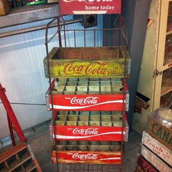 Coca Cola grocery store rack