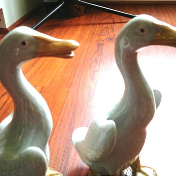 Pair of Porcelain   Ducks