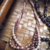 Tri-colored "pearls"by RMN (Roman Co?)