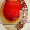 murano vase mid century modern