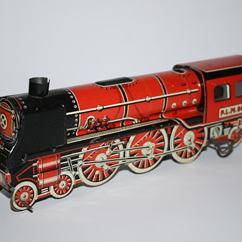 locomotive train memo wind up toy - Model Trains