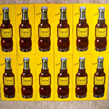 NuGrape tacker signs MINT! SCORE! one Dozen - Signs