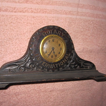 Found: Old Rotary International Mantle Clock - Clocks