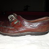 Red leather  shoe,  I found  these with some Red Goose shoes. 