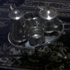 5 pce silver tea set