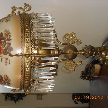 duplex double wick with snuffer oil lamp