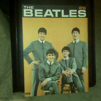 The Beatles Booklet from England, front and back cover shown.  - Music