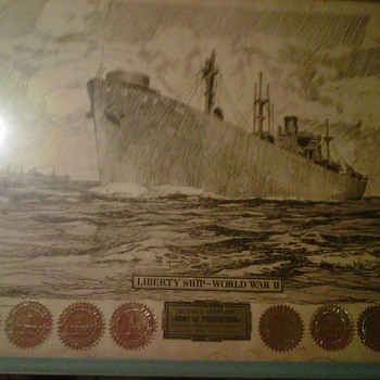 they have a lot of meaning my grandpa an grandma worket at the ship yard in freemont thats were they came from - Military and Wartime