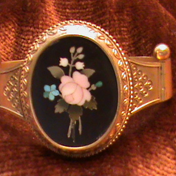 Victorian Pietra Dura Bangle