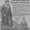 1919 - Ellsworth & Thayer Coats Advertisement