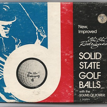 The “Chi Chi” Rodríguez Solid State Signature Golf Ball, circa 1964. - Sporting Goods