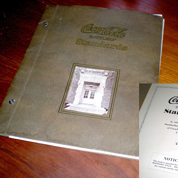 1929 Coca-Cola Bottlers' Standardization Book